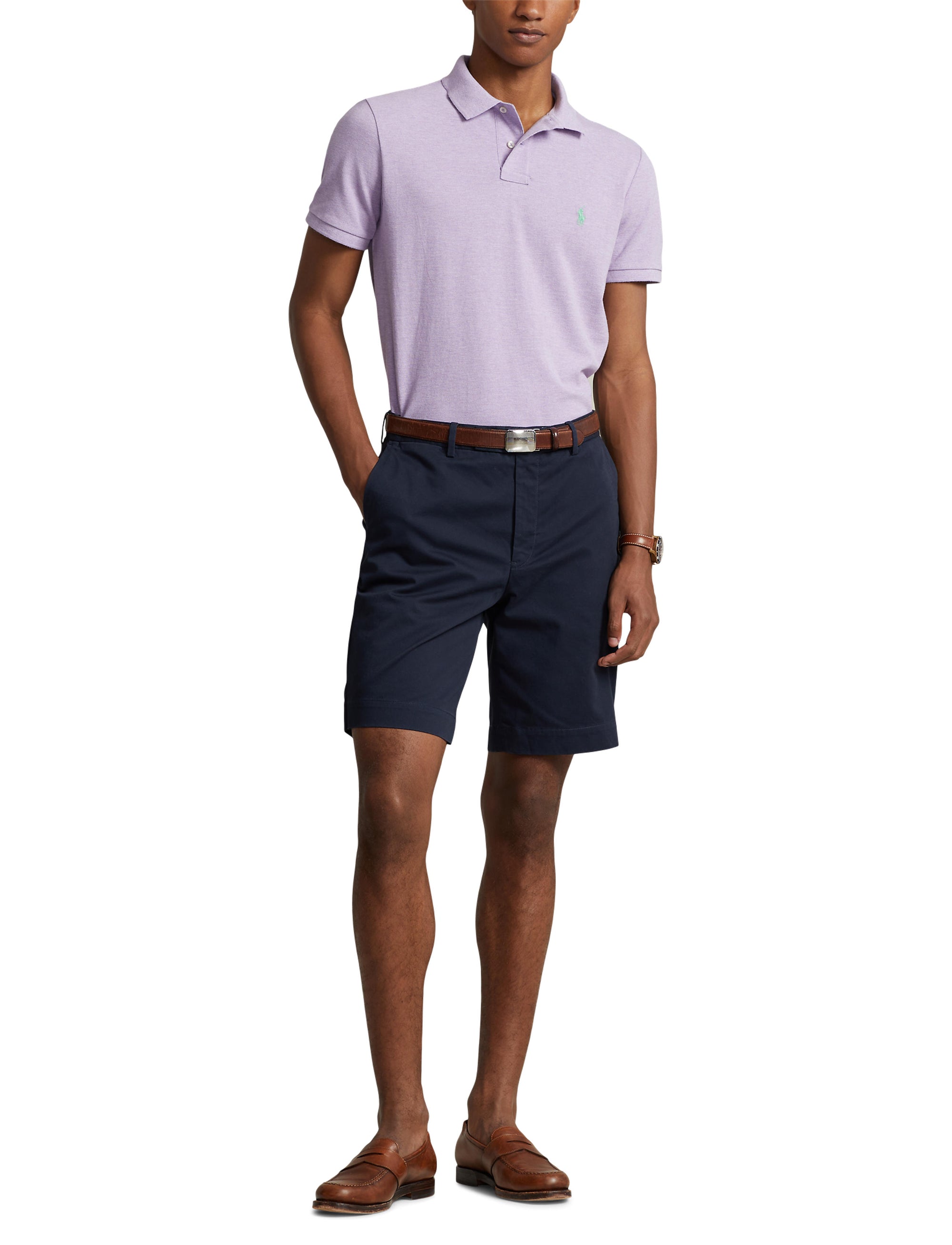Short chino stretch Classic Fit - Aviator Navy
