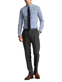 Chemise Slim Fit en popeline stretch - Blue & Multicolore