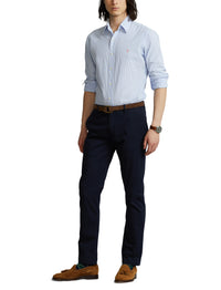 Chemise classique en seersucker - Light Blue & White