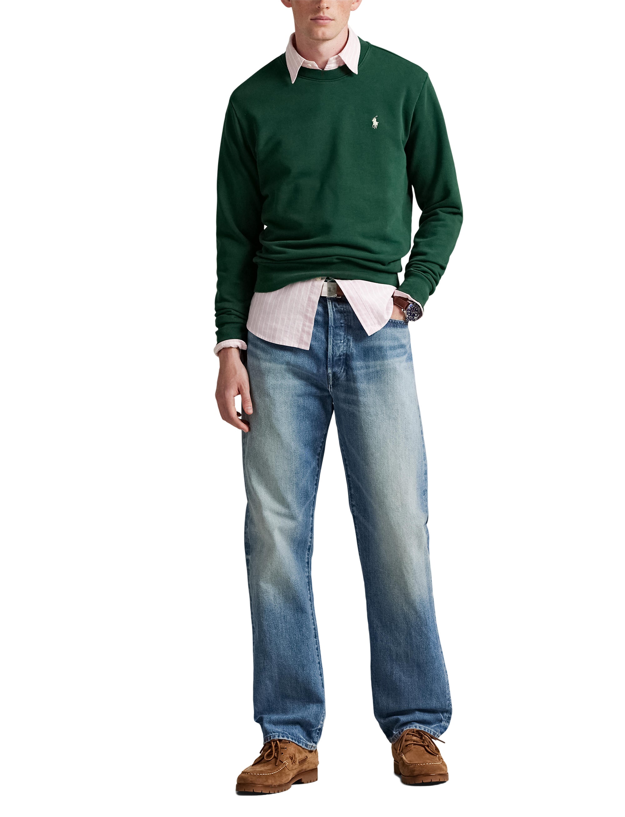Sweat en molleton bouclé - Vintage Pine