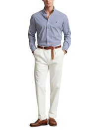 Chemise à manches longues - Navy & White