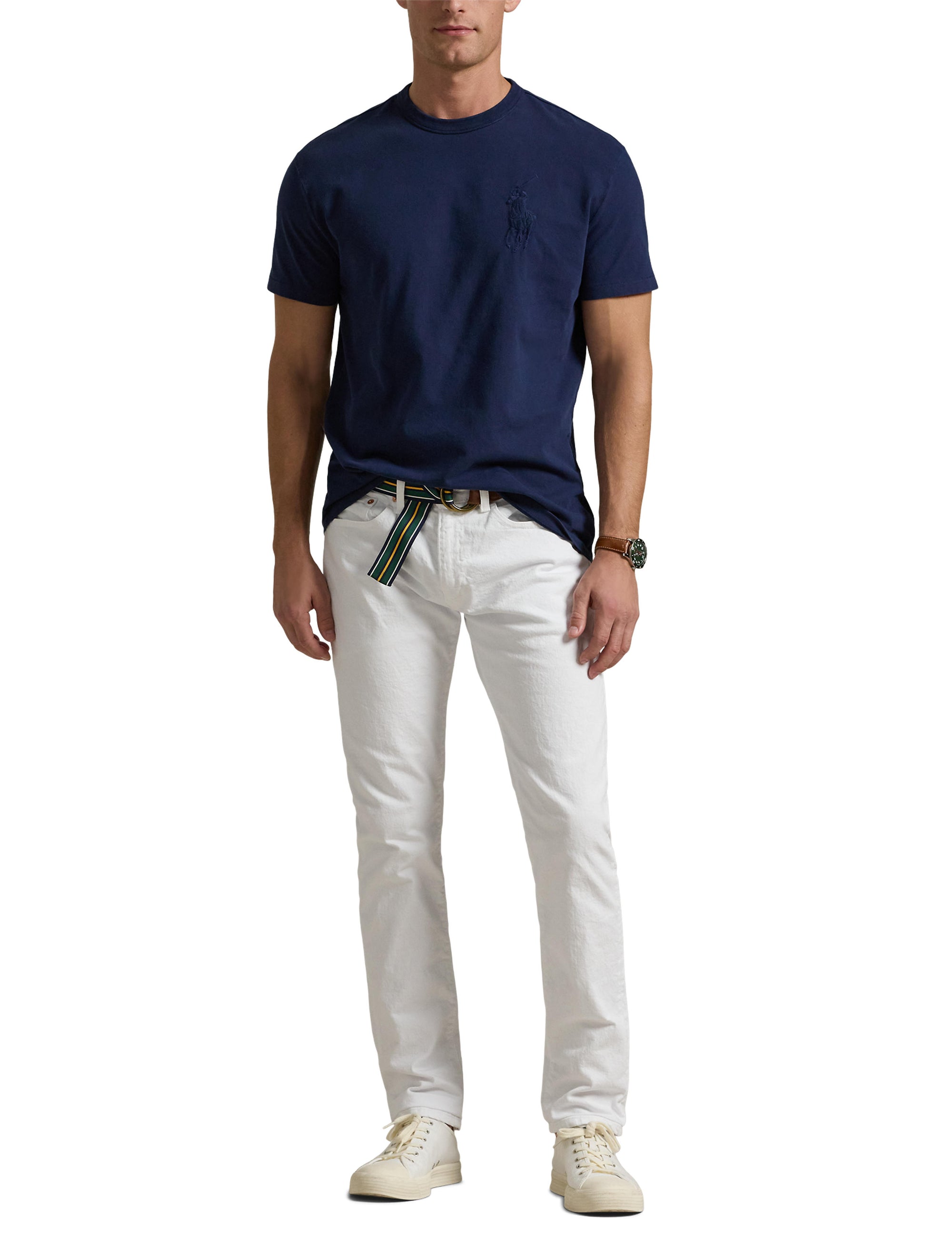 T-shirt Big Pony classique en jersey - Cruise Navy