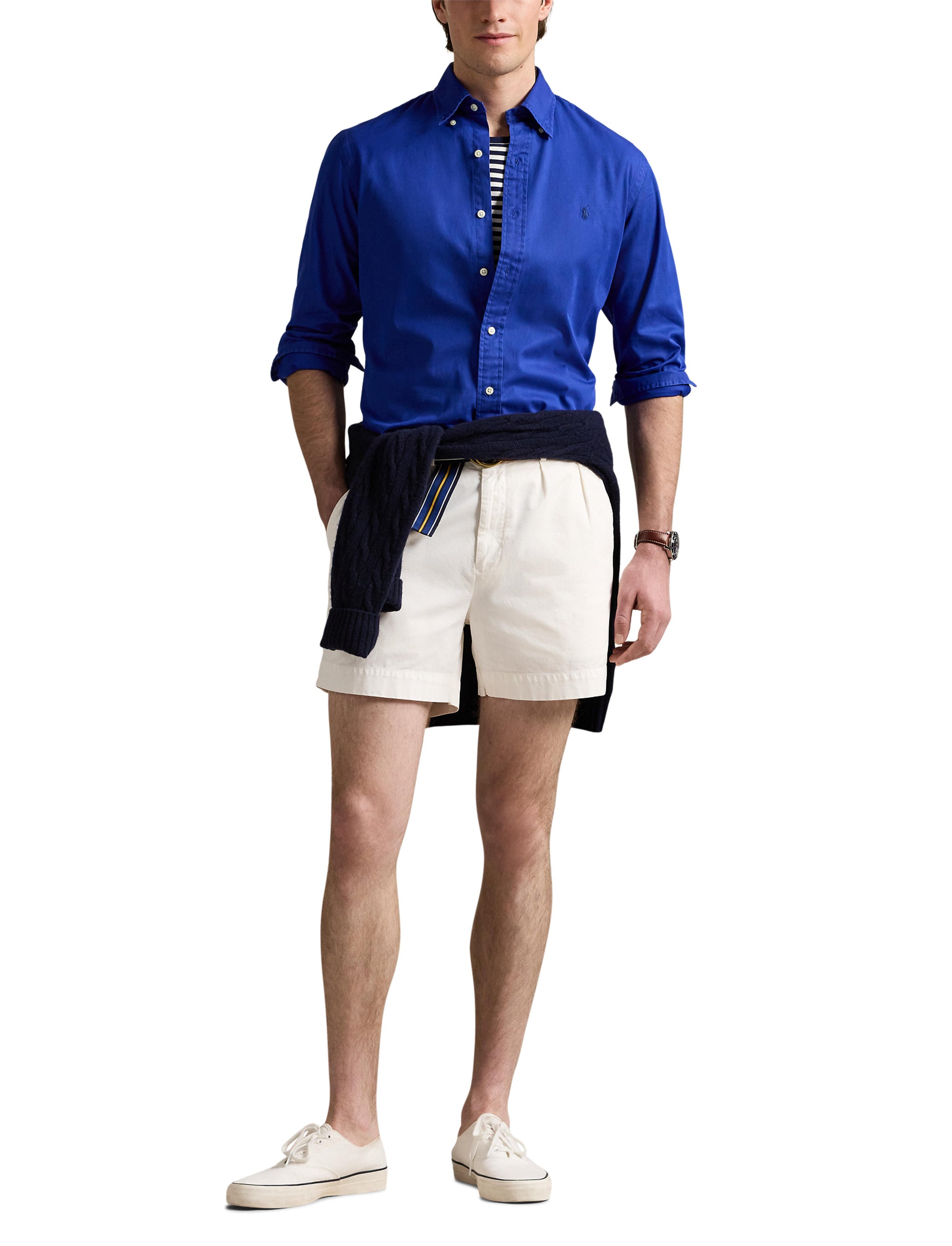 Chemise ajustée en sergé  - Heritage Royal
