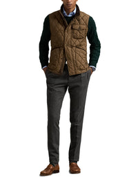 Gilet utilitaire matelassé Beaton - Chestnut