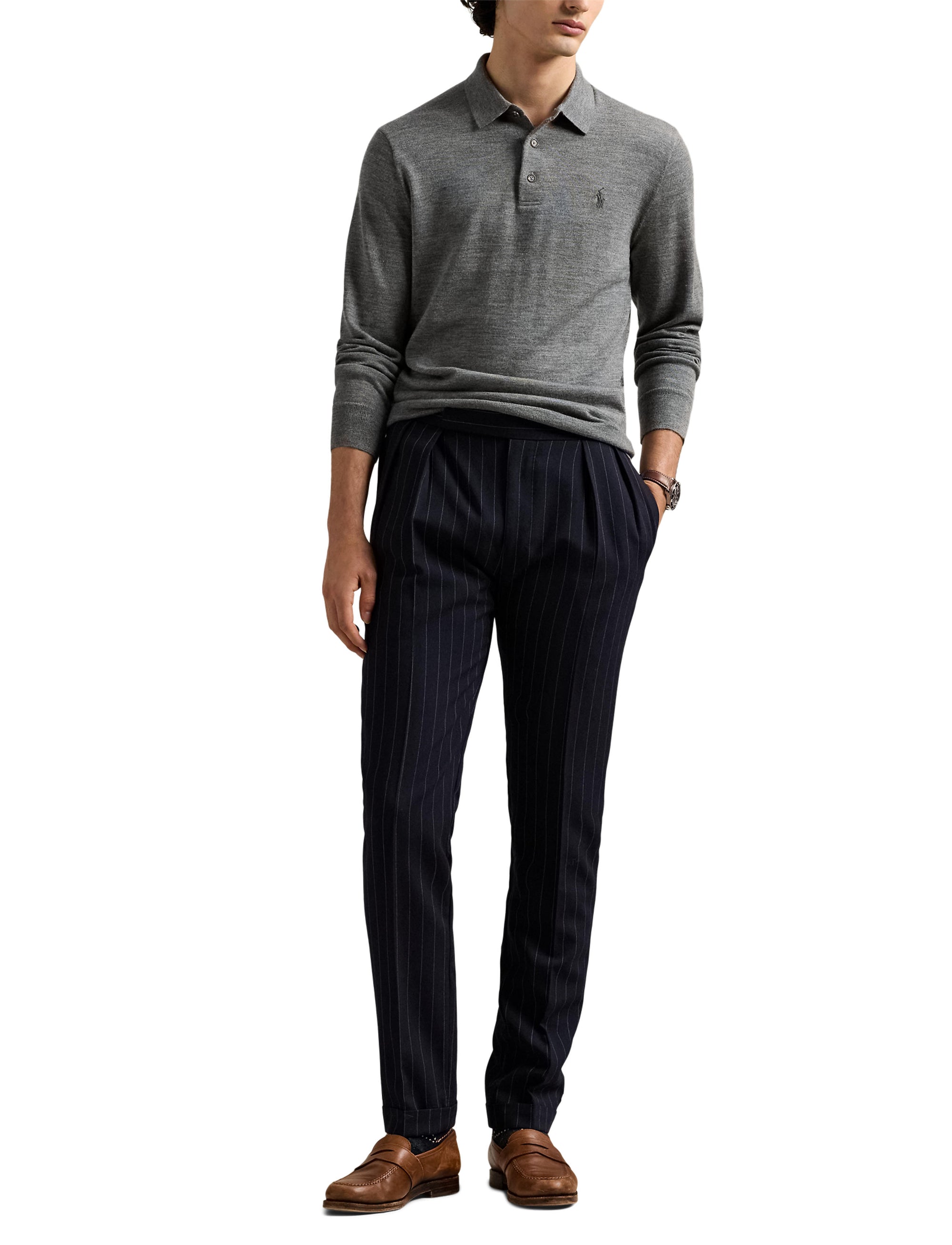4pcs / NEW // FAWN GREY HEATHER PULLOVER LONG SLEEVE LSPLKTPP