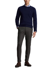 Pull Slim Fit en laine lavable - Hunter Navy
