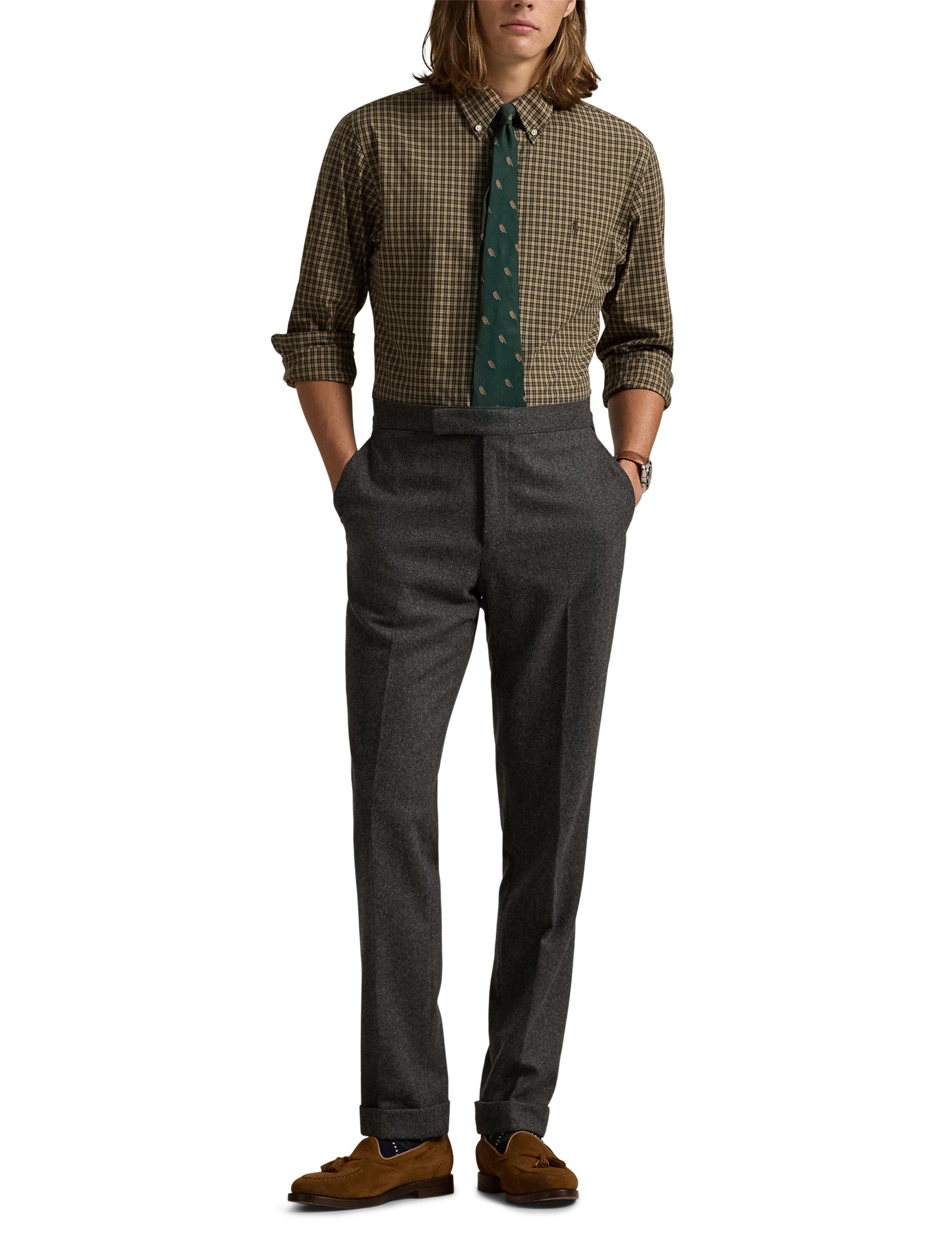12pcs / NEW // 6538 KHAKI/OLIVE MULTI SPORT SHIRT LONG SLEEVE CUBDPPCS