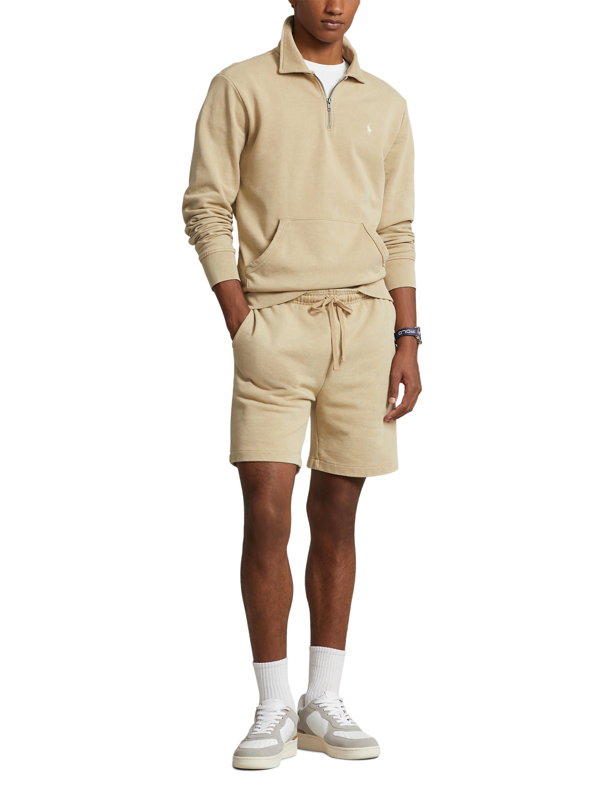 Short en molleton bouclé - Coastal Beige