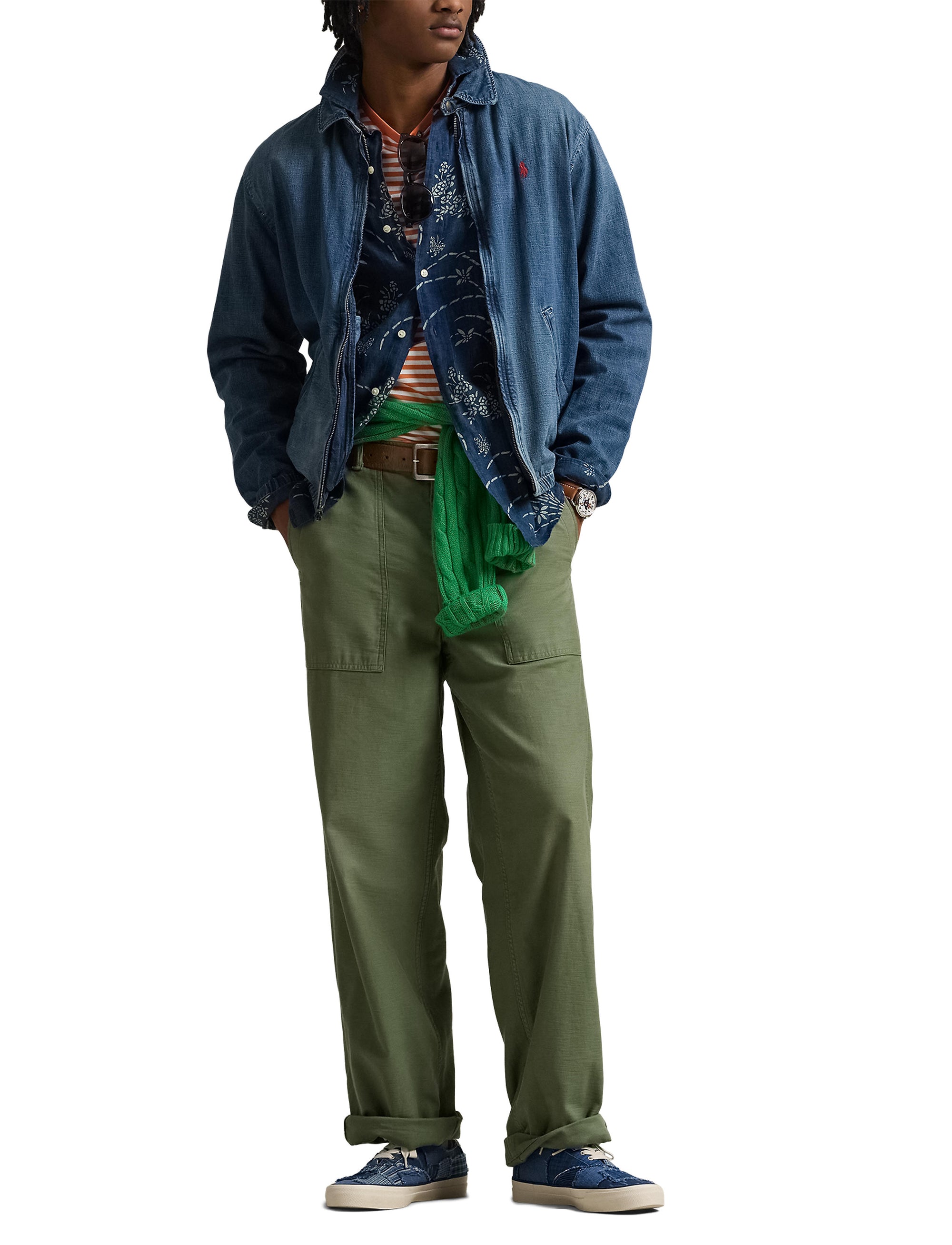 Veste Bayport denim teint à l'indigo - Oak Park