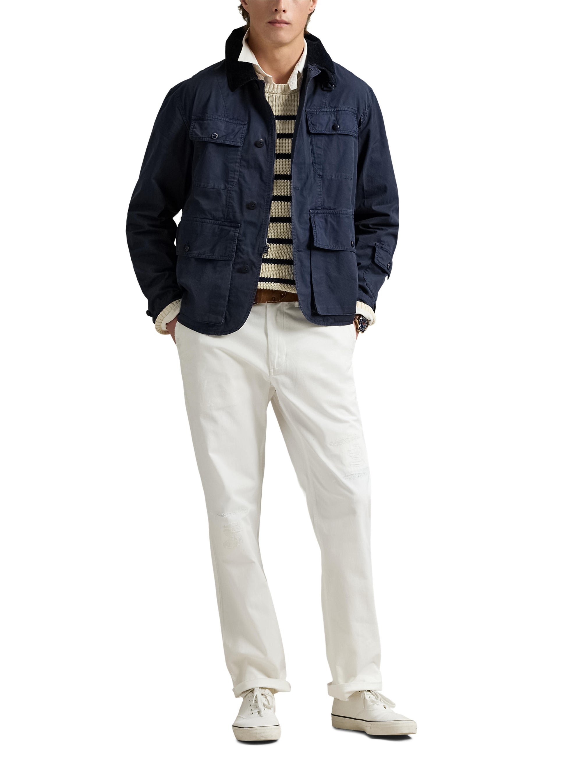 Veste de pêche en sergé - Newport Navy X