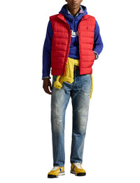 Colden packable down waistcoat - Red