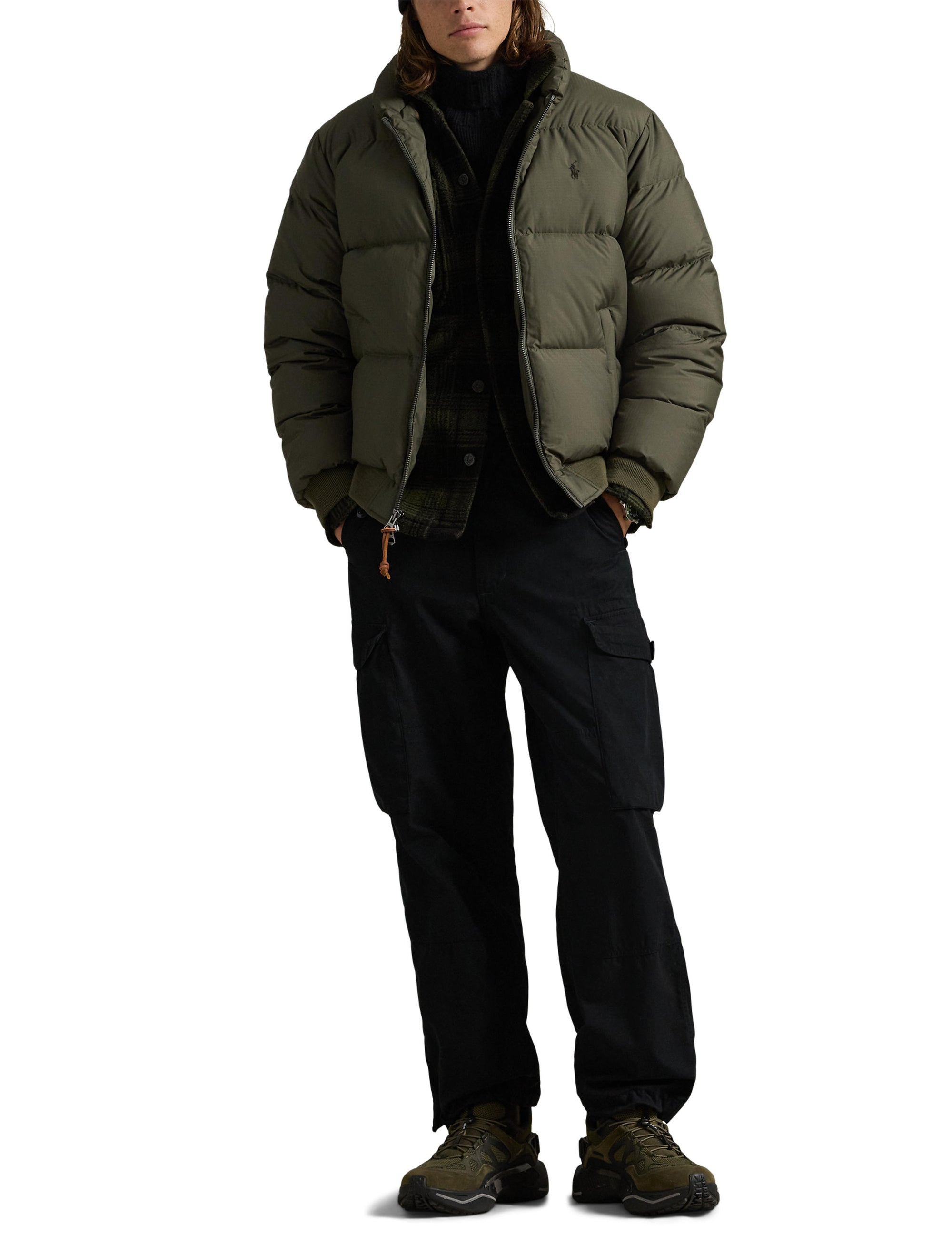 Wyoming ripstop down jacket - Ranger Green
