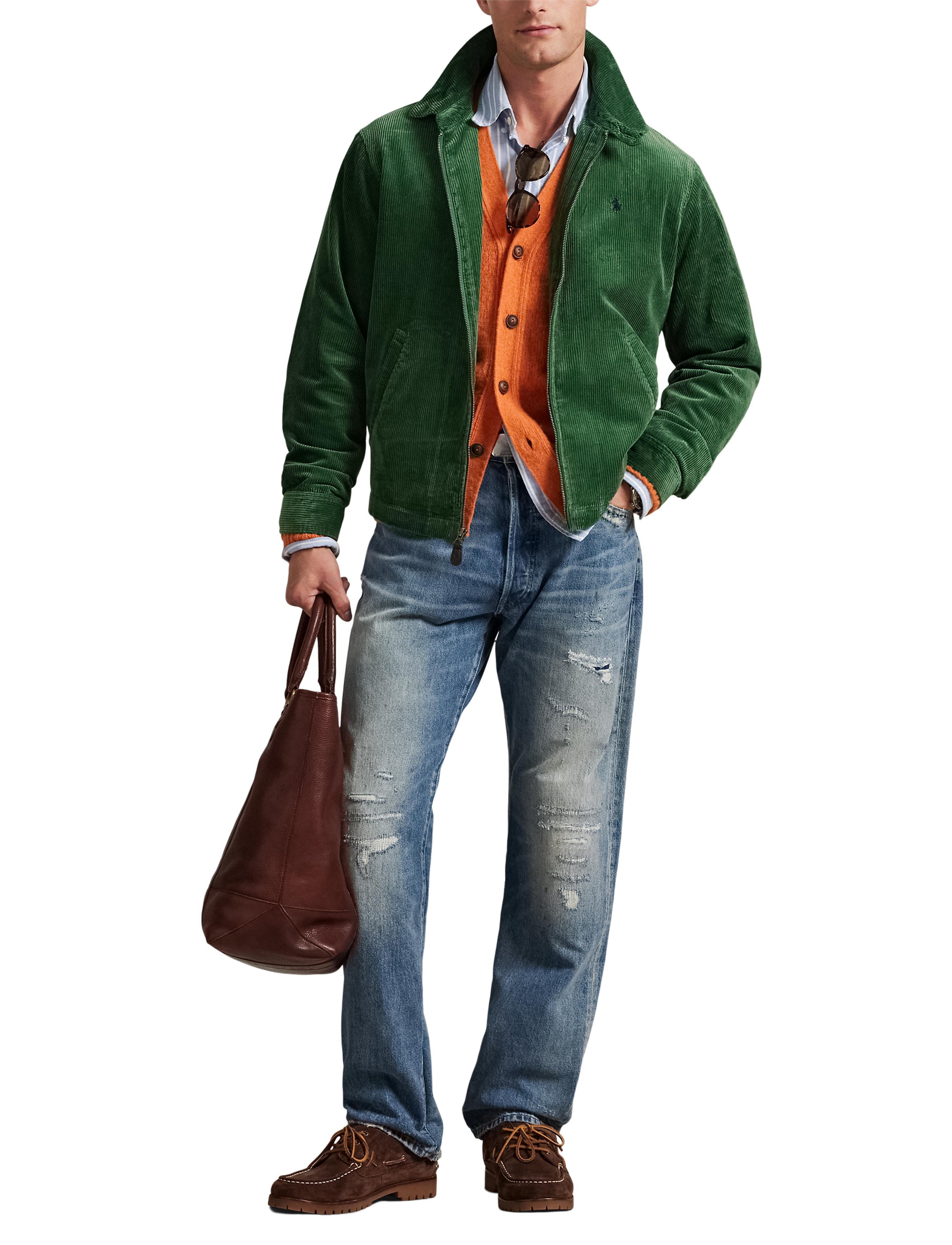 Wynton corduroy jacket - Meadow Green