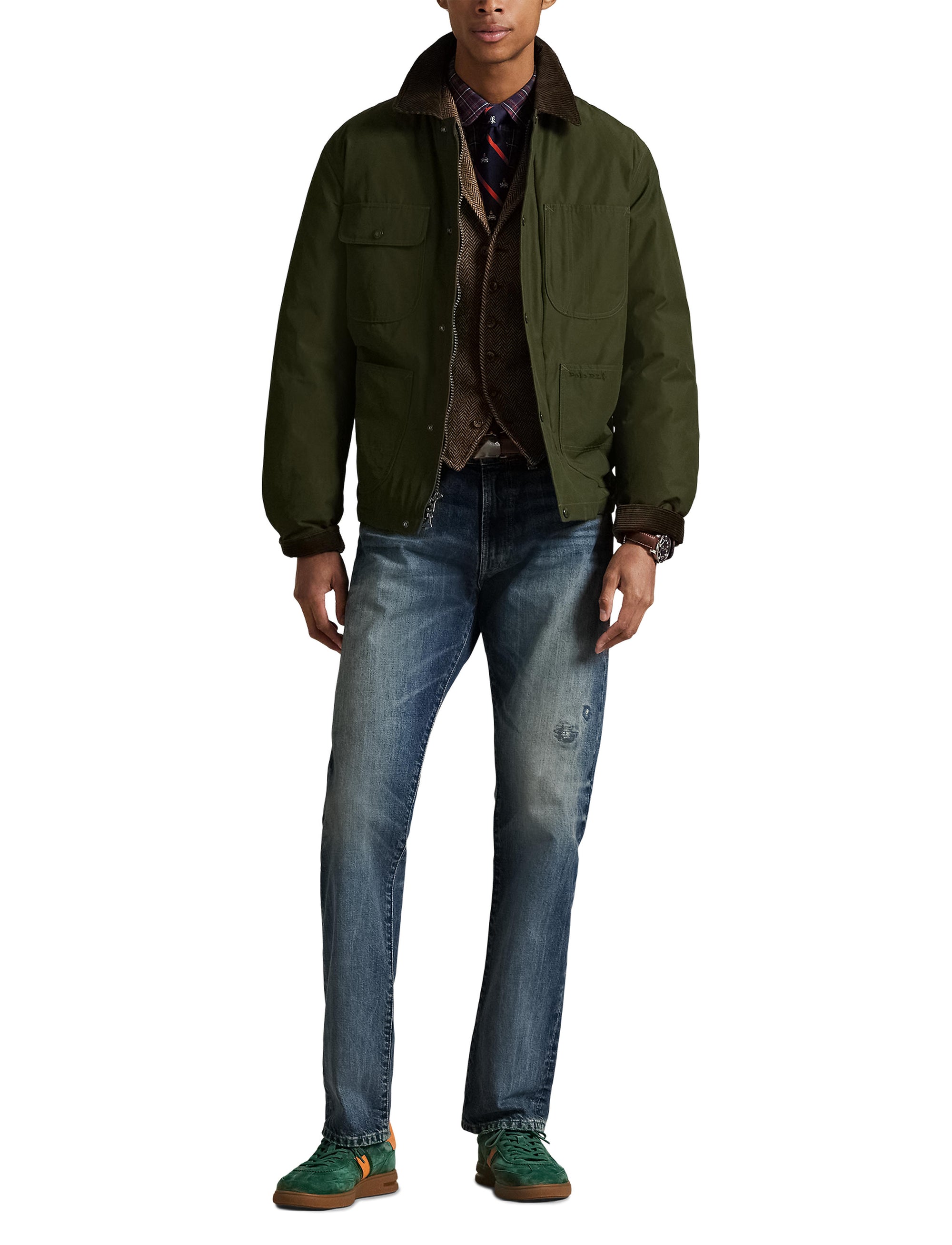 Elsdon utility jacket - Dark Loden
