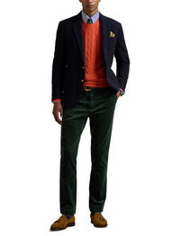 Pantalon Andover slim en velours stretch - College Green
