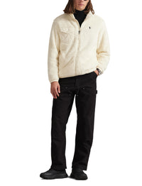 Veste à fermeture zippée - Crème