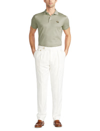 Polo Custom Slim Fit en piqué - Sea Spray