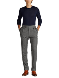 Pull col rond en cachemire - Classic Chairman Navy