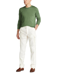 Pull col rond en soie - Sea Spray