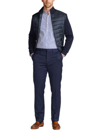 Gregory trousers in wool twill - Classic Navy