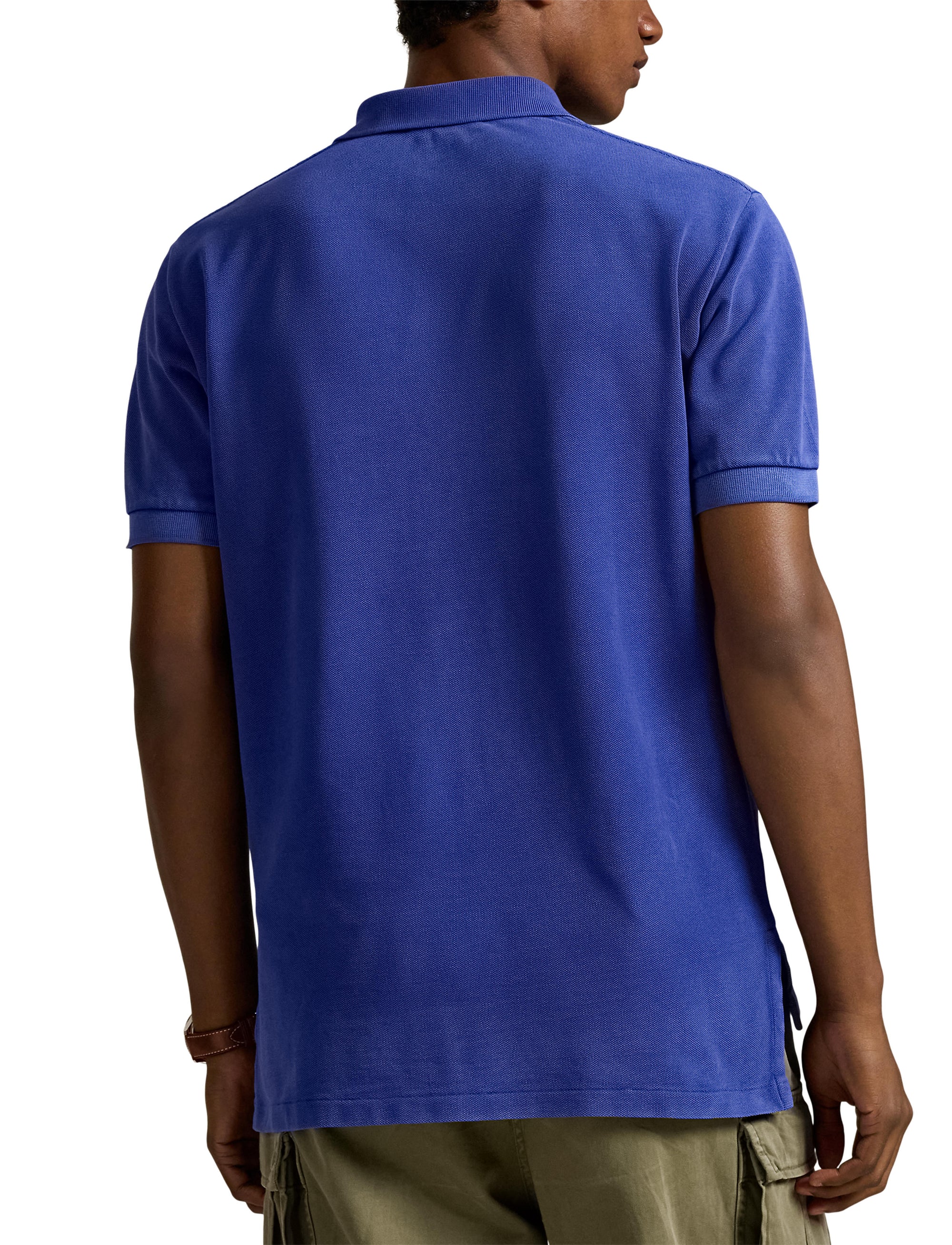 Polo coupe originale en coton piqué - Graphic Royal
