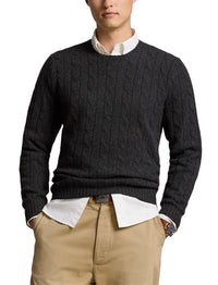 Pull iconique en cachemire torsadé - Dark Granite Heather