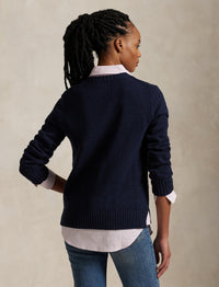 PULL/CARDIGAN/SWEAT-COTTON LAINE