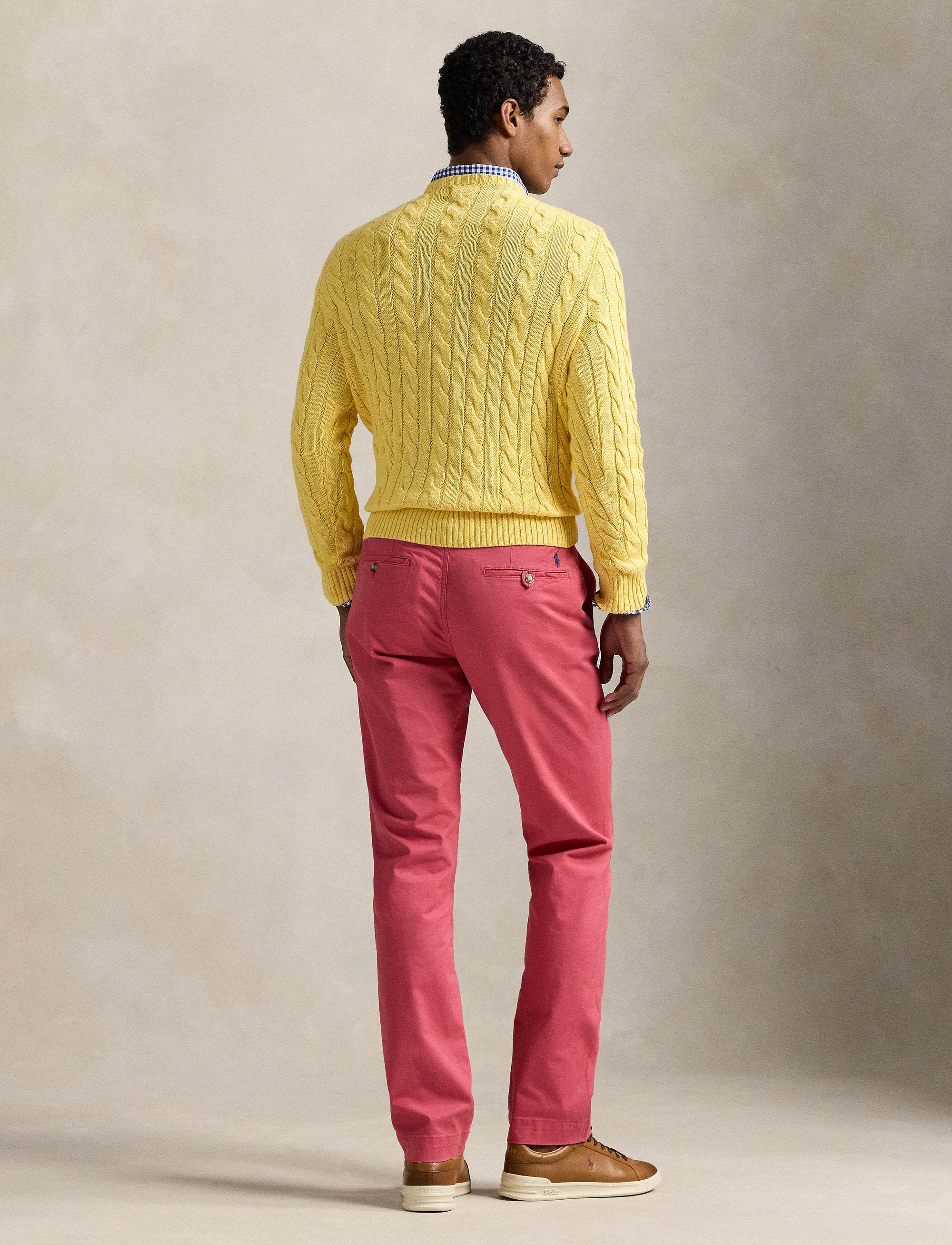 Pull en coton torsadé - Fall Yellow
