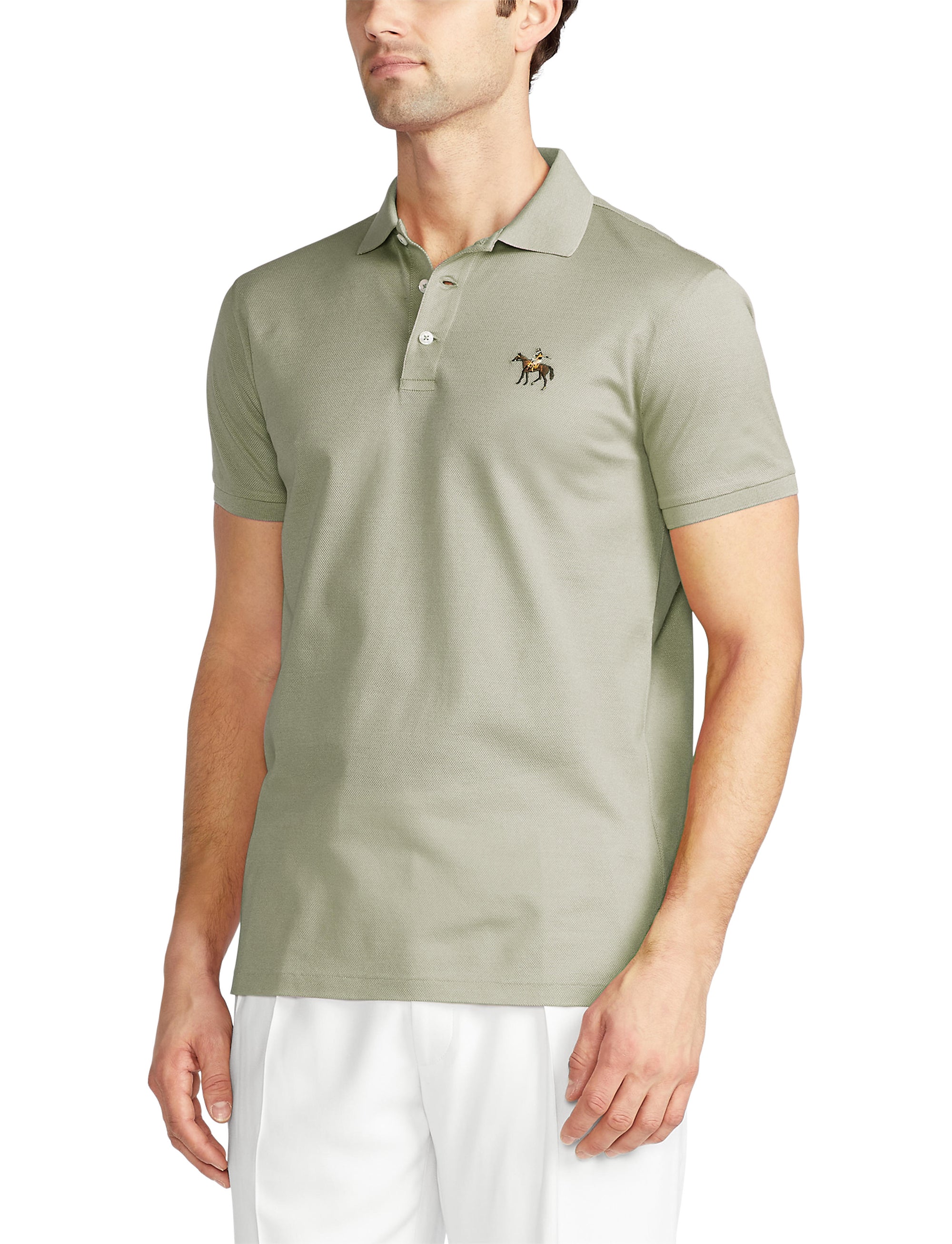 Polo Custom Slim Fit en piqué - Sea Spray