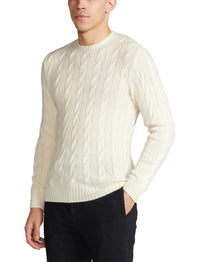 Pull en cachemire torsadé - Classic Cream