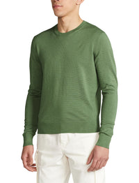 Pull col rond en soie - Sea Spray