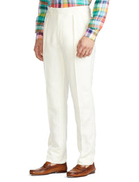 Pantalon Gregory en lin et soie mélangé - Classic Cream
