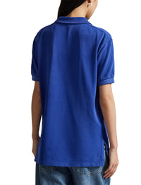 Polo coupe originale en coton piqué - Graphic Royal