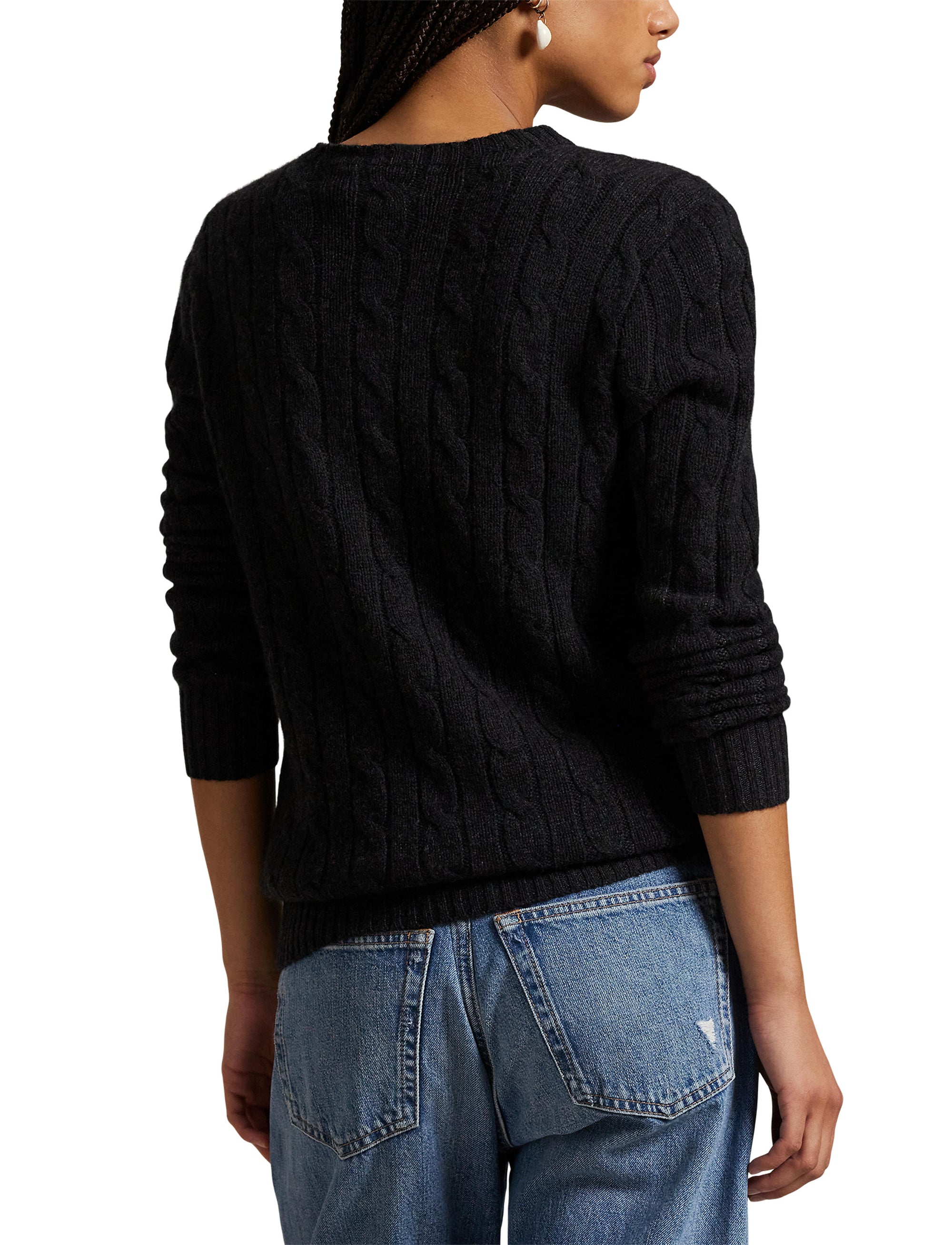 Pull iconique en cachemire torsadé - Dark Granite Heather