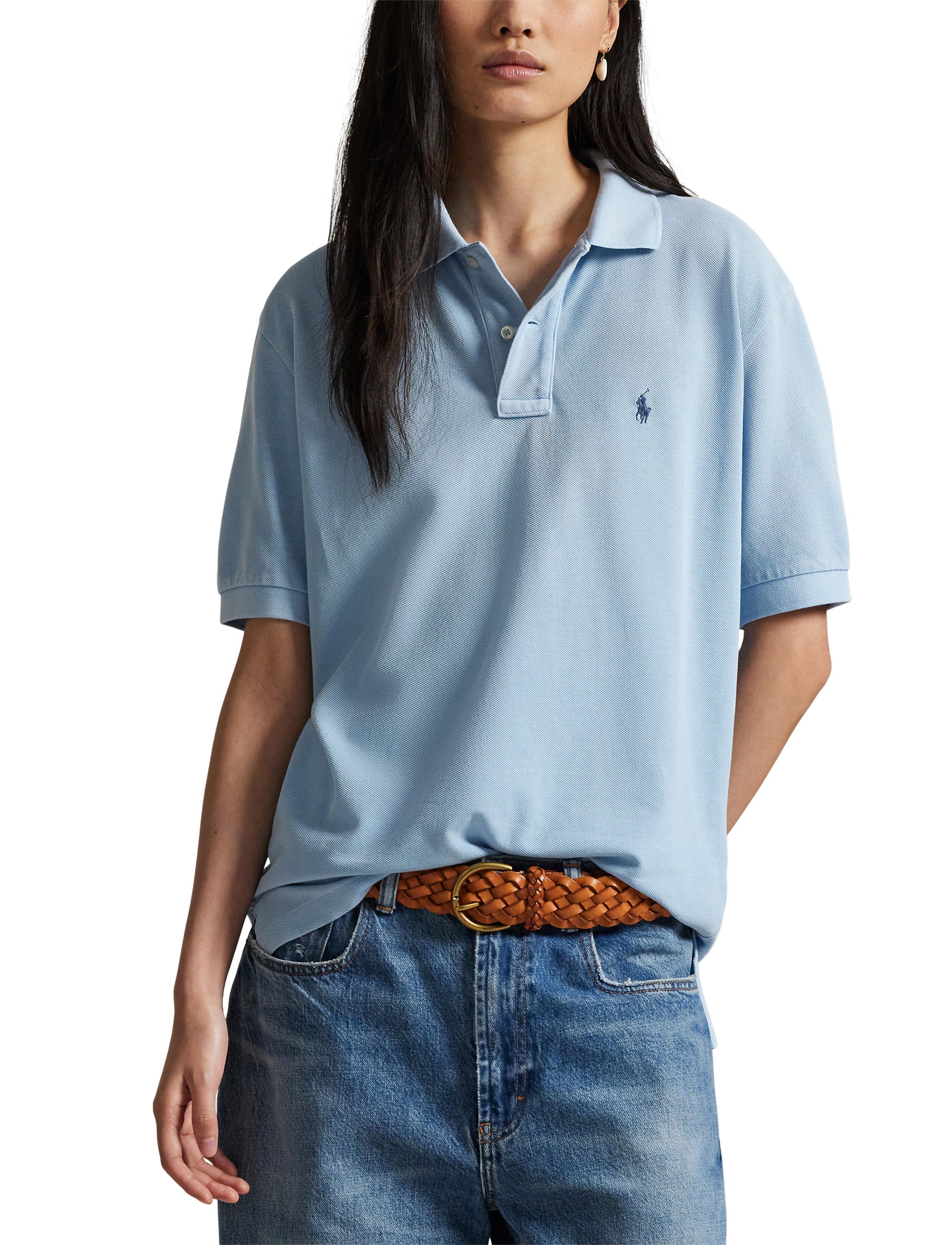 Polo coupe originale en coton piqué - Southport Blue