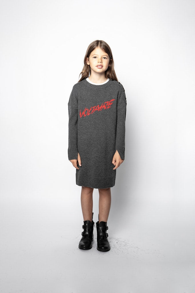 Robe Harlow en lin - Gris
