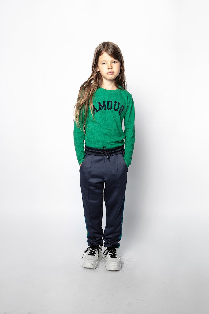 T-shirt Anie en laine - Vert