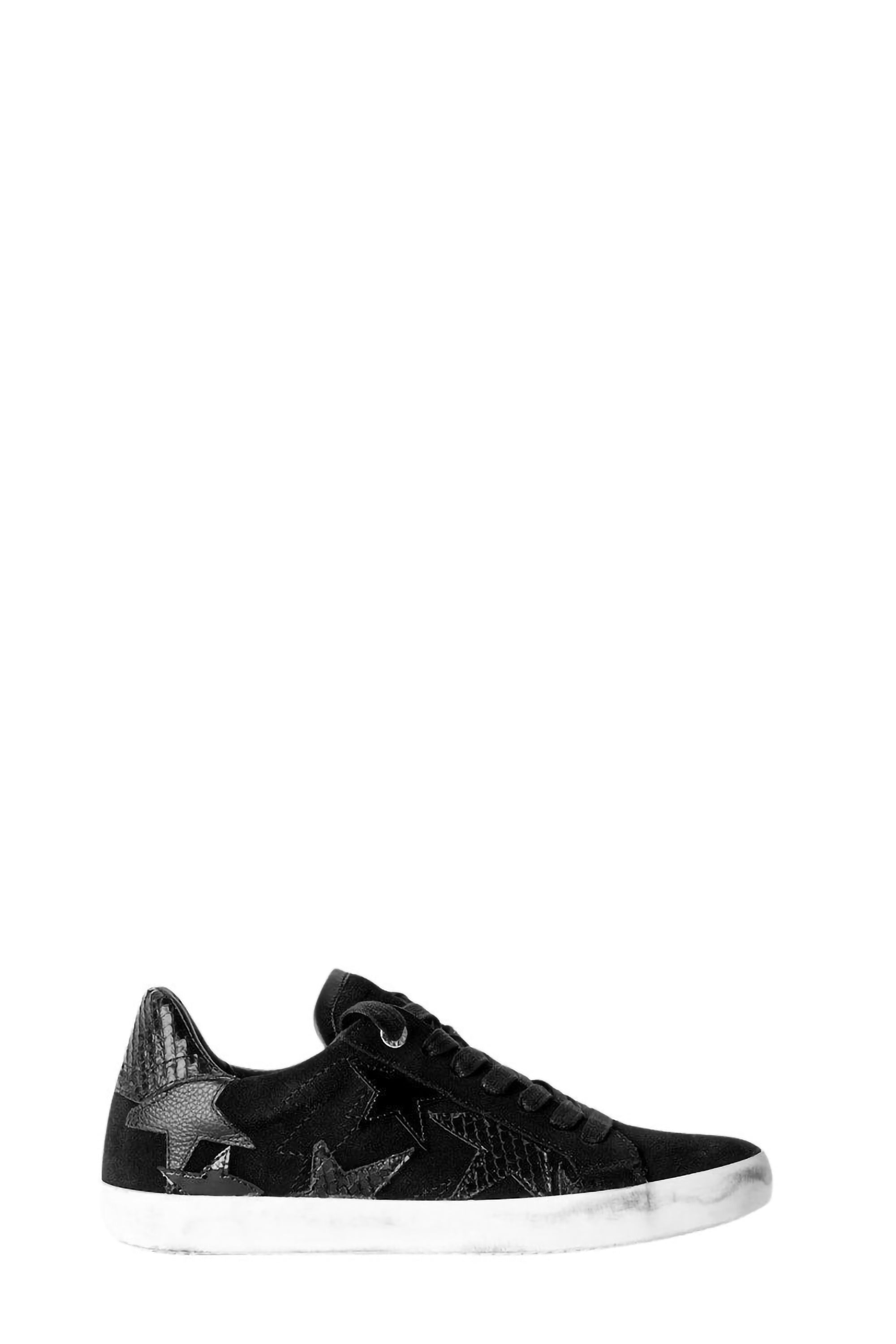 Used Flash Star sneakers in leather - Black