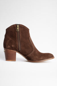 ZHORS LINE BROWN MOLLY SUEDE