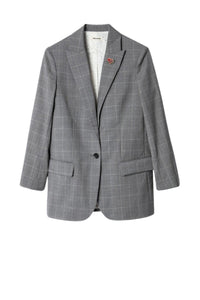 Veste Viva Check - Gris