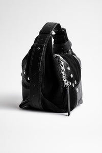 ZHORS LIGNE NOIR LE CECILIA PATCHWORK + STUDS
