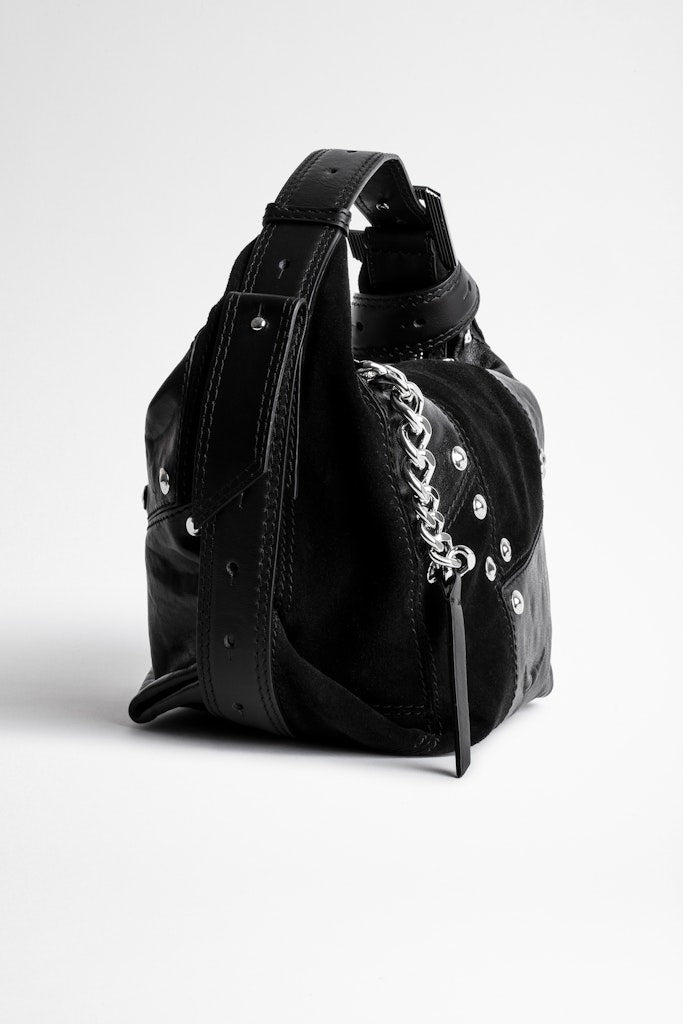 ZHORS LIGNE NOIR LE CECILIA PATCHWORK + STUDS