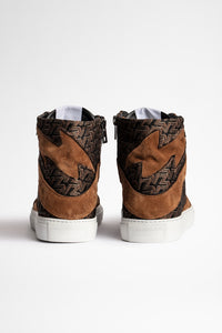 ZHORS LINE COGNAC ZV1747 HIGH FLASH - MONOGRAM