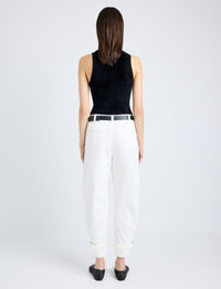 Pantalon taille haute fuselé - Off White