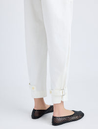 Pantalon taille haute fuselé - Off White