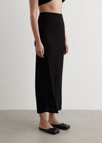 Jupe longue droite - Black