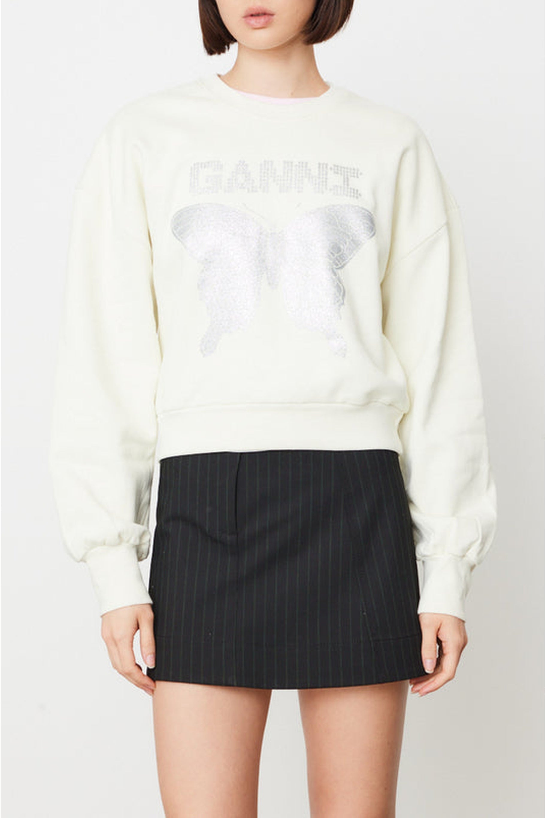 Sweatshirt avec motif - Egret