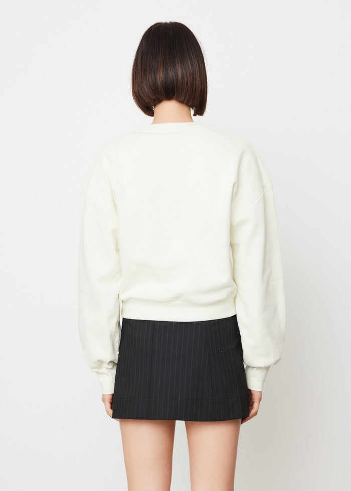 Sweatshirt avec motif - Egret