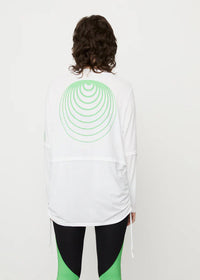 T-shirt superposé à manches longues Active en maille - Bright White