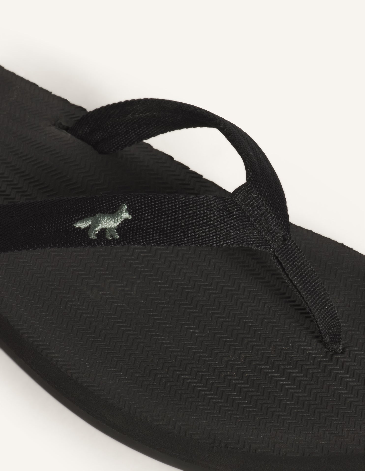 Maison Kitsune X Indosole Easy Living - Black